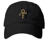 Prince Love Symbol Black Hat Casquette de Baseball, Noir, Taille Unique Mixte