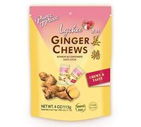 Prince of Peace Ginger Chews - 100% Natural Lychee 28 chews