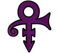 Prince Purple Symbol Standard Woven Patch Size Accessory Size