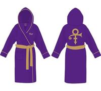 Prince Rocks-off Peignoir de bain unisexe en polaire ultra douce Violet, Violet, M