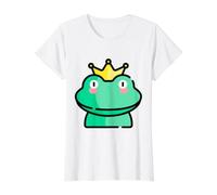 Prince Royalty Frog couronné T-Shirt Graphique avec Valeur