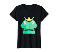 Prince Royalty Frog couronné T-Shirt Graphique avec Valeur