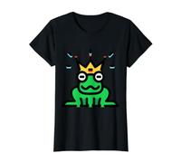Prince Royalty Frog couronné T-Shirt Graphique avec Valeur