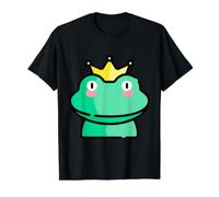 Prince Royalty Frog couronné T-Shirt Graphique avec Valeur