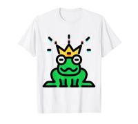 Prince Royalty Frog couronné T-Shirt Graphique avec Valeur