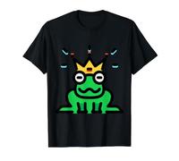 Prince Royalty Frog couronné T-Shirt Graphique avec Valeur