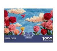 Prince Sits on The Bench 1000 Pcs Carton Extra-épais Coffret De Puzzles Rose Boy Stimulant Et Éducatif Jeu Créatif Puzzles pour Adultes Et Enfants 38x26cm/1000pcs