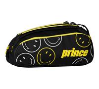 Prince Smiley 12 Sac de raquettes Noir/Jaune ONE-SIZE