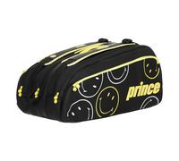 Prince Smiley 12 Sac de raquettes Noir/Jaune ONE-SIZE