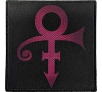 Prince - Symbol - Ecusson à repasser - Polyester RO10289 (Taille unique) (Noir/Rose)
