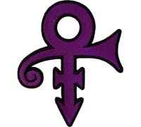Prince - Symbol - Ecusson à repasser, tissu tissé RO12941 (Taille unique) (Violet/Noir)