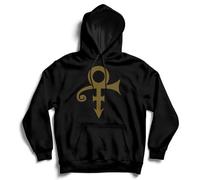 Prince Symbol Pullover Sweat-Shirt À Capuche, Noir (Black Black), Medium Homme