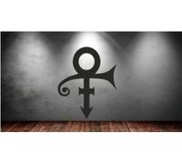 Prince symbole Vinyle Stickers Muraux Artistique Conception etiqueta pared vinilo Sticker Décoration de La Maison Papier Peint autocollant42cm x 52cm