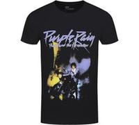 Prince T-shirt Purple Rain Officiel – Noir Unisexe Taille L Importé