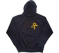 Prince Unisex Pullover Hoodie: Love Symbol (Back Print) - X-Large - Black
