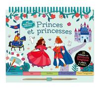 Princes et Princesses – 15 tableaux de peinture magique à refaire à l'infini (avec pinceau) – Auzou