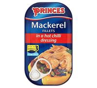 Princes Filets de maquereaux dans un dressing Hot Chilli (liste 125g) - Paquet de 2