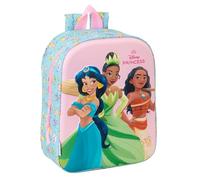 Safta Sac à dos crèche PRINCESAS DISNEY 3D, adaptable au chariot, entretien facile, Rose