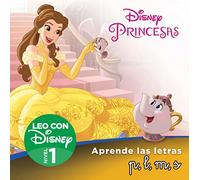 Princesas Disney. Aprende las letras: p, l, m, s (Leo con Disney Nivel 1)