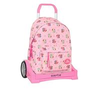 PRINCESAS DISNEY - Sac à dos scolaire 775, dos ergonomique, avec chariot Safta Evolution, idéal pour enfants de différents âges, confortable et polyvalent, qualité et résistance, 31 x 13 x 43 cm