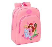 PRINCESAS - Sac à dos d'écolier pour enfant - Sac à dos pour enfant - Adaptable au chariot - Idéal pour l'école - Confortable et polyvalent - Qualité et résistance - 26 x 11 x 34 cm