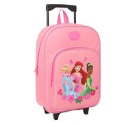 PRINCESAS - Sac à Dos pour Enfant avec Chariot Compact, idéal pour Les Enfants de différents âges, Confortable et Polyvalent, qualité et résistance, 33 x 43 x 15 cm