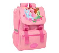 PRINCESAS - Sac à dos pour enfant, extensible, facile à nettoyer, idéal pour les enfants de différents âges, confortable et polyvalent, qualité et résistance, 28,5 x 15 x 41 cm