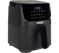 Princess 01.182024.01.001 Friteuse à air chaud 3.5 l 1350 W revêtement anti-adhésif, avec écran, protection contre la surchauffe, fonction minuteur noir