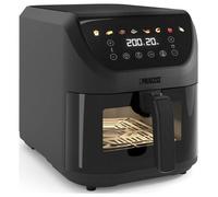 Princess 01.182476.01.001 Friteuse à air chaud 8 l sans BPA, revêtement anti-adhésif, Minuteur digital noir