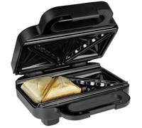 Princess 127007 Machine à croque-monsieur revêtement anti-adhésif, voyant lumineux noir