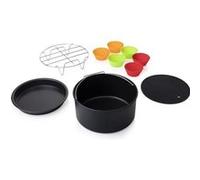 Princess Set d'accessoires Airfryer 10 pièces 182012 – pour friteuse 4,5 & 5,2 L, kit pâtisserie