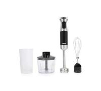 Princess 221222 0,7 L Mélangeur par immersion 1000 W Noir, Acier inoxydable, Transparent