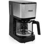 Princess Cafetière 246031 Compact 12 – 12 tasses, 1,25 L, maintien au chaud, filtre permanent – Noir