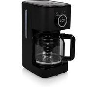 Princess Cafetière 246060 – 1,5 L, Wi‑Fi (app), Minuterie numérique, Anti‑goutte, Arrêt auto, Noir