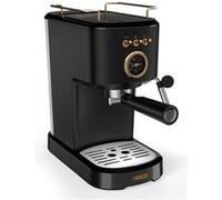 Princess Machine à Expresso, 1100W, 20 Bars, Chauffe-Tasses, Buse Vapeur, Réservoir 1,2L, Compatible Café Moulu et Capsules, Facile à Nettoyer, Arrêt Automatique, 01.249417.01.001