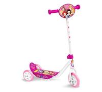 Princess 3-wiel kinderstep Marchepied Pour Enfant Fille Blanc/Rose