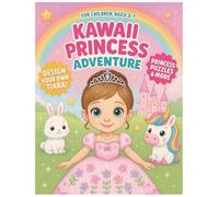 Princess Adventure Activity Book: Kawaii Theme Magical Princess Activity Book for Girls Ages 3-7 | Over 100 Engaging Activities Including Coloring ... | Features Kawaii Princesses, Unicorns & more