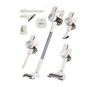 Princess aspirateur Silent Storm - Aspiration puissante - Hygiénique - Sans fil - Autonomie 30 min - Brosse motorisée à LEDs - Stationnement stable - Aspirateur à main - Accessoires inclus - 339380