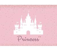 Princess Autograph Book: Super Cute Pink Signature Album For Funny Family Trips, Signatures & Memories; White & Rose Gold Magic Castle Park Theme & Books; Perfect Holiday Gift For Friends, Kids, Girls