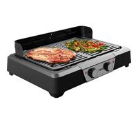 Princess Barbecue électrique et grill de table - 43x27 cm - Thermostat réglable - 2 zones de chauffage - Revêtement antiadhésif - 2000 W - 01.112254.01.001