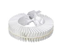 PRINCESS BRIDE Elizabeth Collier à volants en perles faites à la main - Accessoire de costume de clown de la Renaissance pour Pâques, bal masqué - Accessoire de costume de clown pour Halloween et