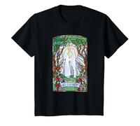 Princess Bride Westley and Buttercup Stained Glass Movie T-Shirt, Enfant, Noir, 2 Ans