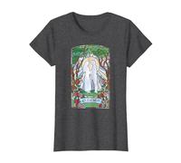 Princess Bride Westley and Buttercup Stained Glass Movie T-Shirt, Femme, Chiné Foncé, M