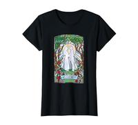 Princess Bride Westley and Buttercup Stained Glass Movie T-Shirt, Femme, Noir, M