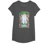 Princess Bride Westley and Buttercup Stained Glass Movie T-Shirt, Fille, Asphalte, L