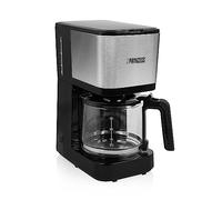 Princess Cafetière filtre Compact 12 - Pour 12 tasses - 1,25 L - Maintien au chaud - Filtre permanent