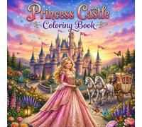 Princess Castle Adventures with Color Reference for Kids Ages 4-12: 72 Magical Fairy Tale Coloring Pages Explore Magical Kingdoms, Royal Palaces, ... Worlds | Creative Coloring Fun for Girls