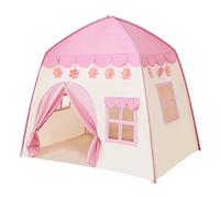 Princess Castle, Kids Play Tent, Large Fairy Playhouse, Teepee Tent for Children / 51.18x39.37x51.18 Pouces (Rose)