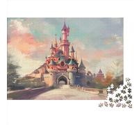 Princess CastlePuzzle 1000 Pièces Puzzle Impossible Moderne Art Mural Cadeau Unique Home Decor pour Enfants Et Adultes Cadeaux 1000pcs (75x50cm)