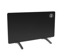 Princess Chauffage infrarouge Princess connecté - Radiateur mural plat - 480 W -Thermostat réglable jusqu'à 50 °C - Minuterie 24 h - Programmation hebdomadaire (Noir)